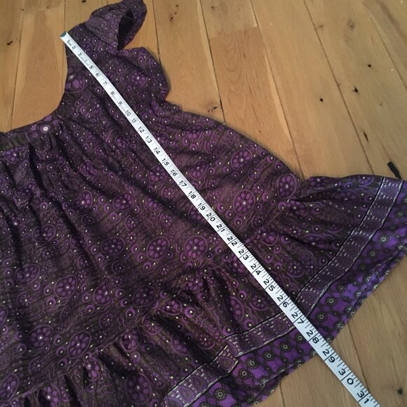 100% Silk Fairy Grunge OAK Babydoll Tank Top - Medium - Picture 16 of 16